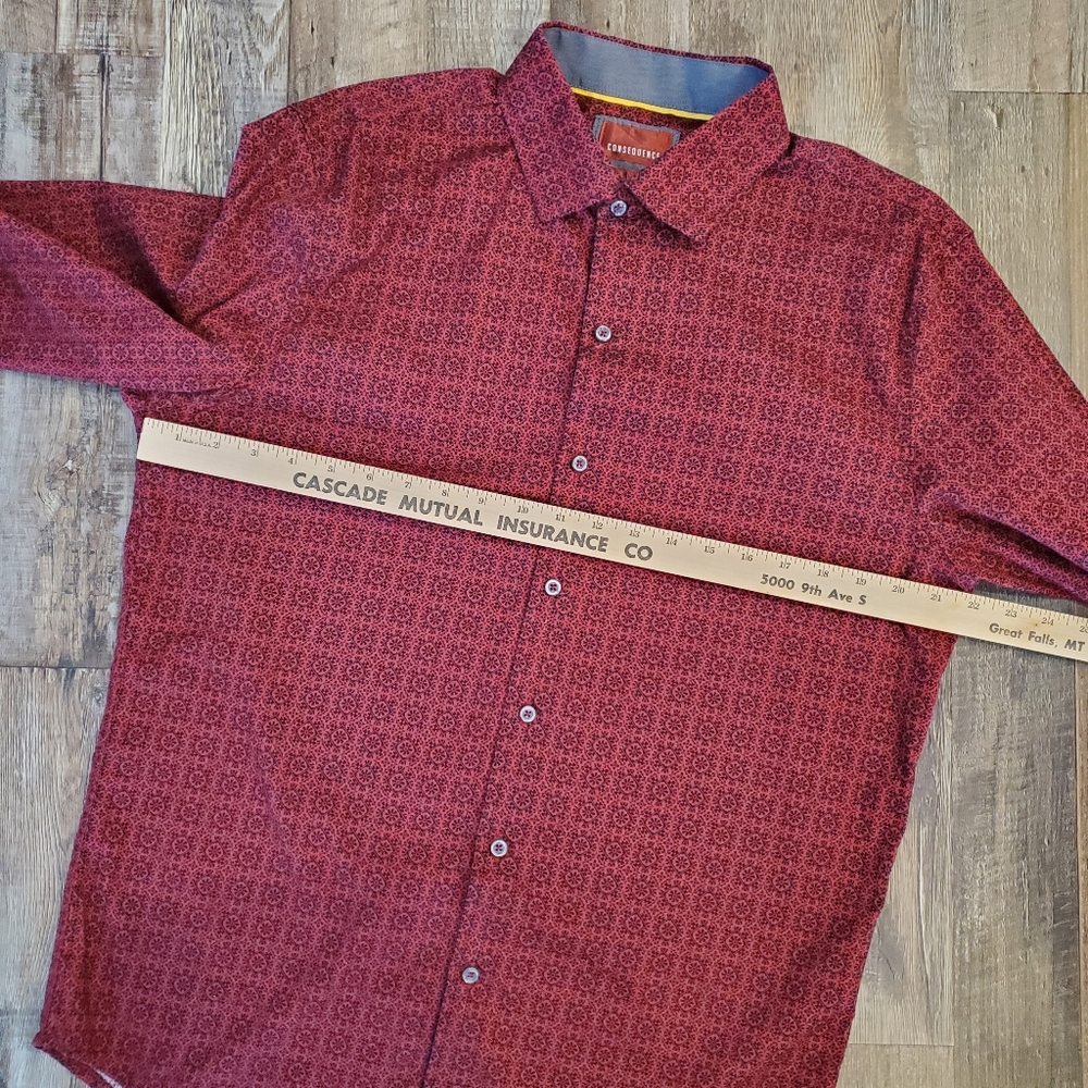 Consequence Mens Button Down Shirt - image 6